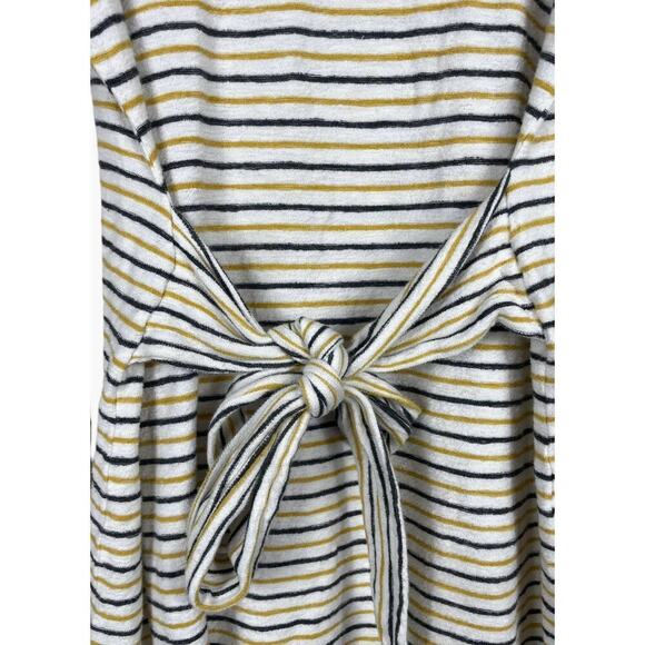 L*Space Everywhere I Go Mini Dress Large Surfs Up Stripe Large Beach Pool Resort - Picture 7 of 13